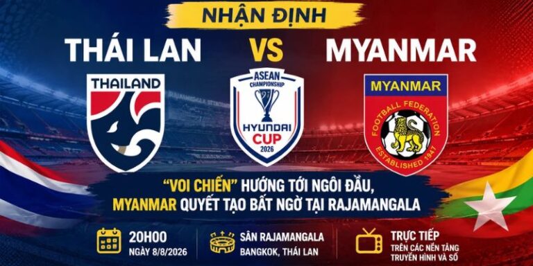 Soi Kèo Thailand Vs Myanmar 20h00 Vào Ngày 08/08 - AFF Cup 20 Soi Kèo Thailand Vs Myanmar 20h00 Vào Ngày 08/08 - AFF Cup